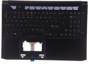 Palmrest z klawiaturą ACER Predator Triton PT315-53 SE NO DK A+