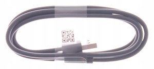 Kabel USB - USB typ C 1,2m marki wtyk kątowy kolor CZARNY
