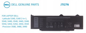 Bateria DELL Latitude 5340 5340 2-in-1 5540 5440 3540 3440 MODEL: JTG7N