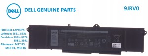 Bateria Dell 9JRV0 oryginalna 97Wh 8071mAh do DELL Precision 15