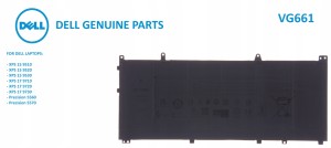 Bateria Dell VG661 80.5Wh 11.4V 6709mAh XPS 9510 9520 9530 9710 9720 9730