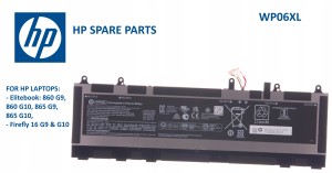 Bateria do laptopów HP WP06XL EliteBook 860 G9 G10 865 G9 G10 Firefly 16 G9