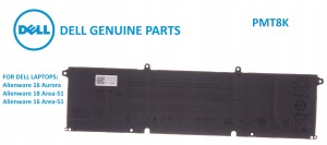 Bateria Dell PMT8K Alienware 16, 18 Area51, Alienware 16 Aurora