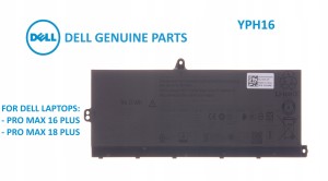 Oryginalna Bateria Dell YPH16 VCGWW 96Wh do Dell Pro Max 16 Plus / 18 Plus
