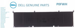 Bateria DELL Allienware M16 R1, M15 R3, M17 R3, M15 R4, M17 R4 MODEL: P0FWH