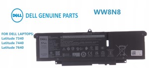 Bateria WW8N8 do Dell Latitude 7340 7440 7640